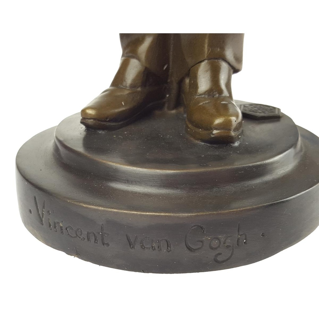 [LA-70652] Bronzeskulptur Bronzefigur Vincent Van Gogh Bild 7