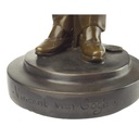 [LA-70652] Bronzeskulptur Bronzefigur Vincent Van Gogh Bild 7