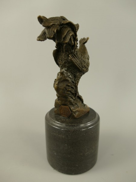 [LA-70654] Bronzeskulptur Bronzefigur Huhn Bild 5