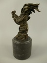 [LA-70654] Bronzeskulptur Bronzefigur Huhn Bild 6