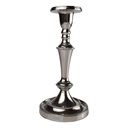 [LA-70661] Kerzenständer Kerzenleuchter Kerzenhalter Aluminium Vernickelt H 22 cm Bild 2