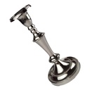 [LA-70661] Kerzenständer Kerzenleuchter Kerzenhalter Aluminium Vernickelt H 22 cm Bild 3
