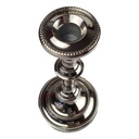 [LA-70661] Kerzenständer Kerzenleuchter Kerzenhalter Aluminium Vernickelt H 22 cm Bild 4