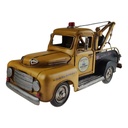 [LA-70809] Blechmodell Blechauto Modellauto Blech - Abschleppwagen Abschleppfahrzeug Gelb Bild 2