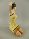 [LA-71325] Figur Skulptur Badepuppe Polystein farbe H 21x14cm Bild 4