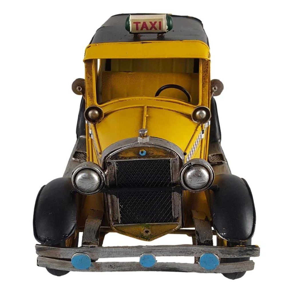 [LA-72327] Blechmodell Blechauto Modellauto Blech - Taxi Gelb #72327 Bild 2