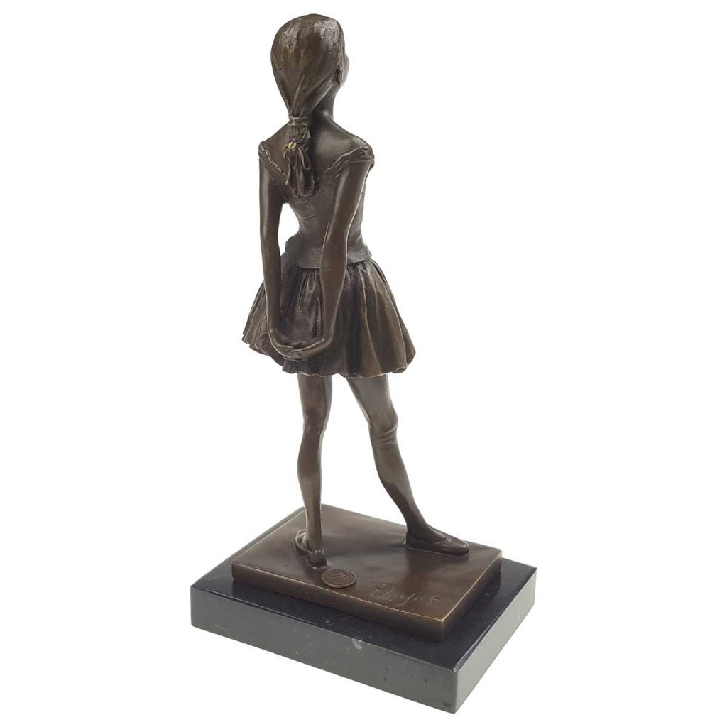 [LA-72401] Bronzeskulptur Bronzefigur Mädchen Tänzerin im Alter von vierzehn Jahren Bild 5