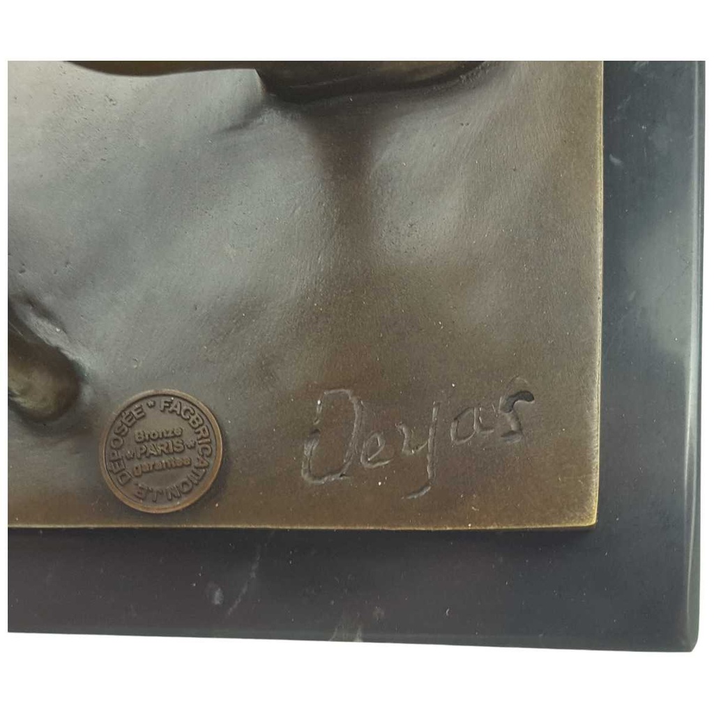 [LA-72401] Bronzeskulptur Bronzefigur Mädchen Tänzerin im Alter von vierzehn Jahren Bild 6
