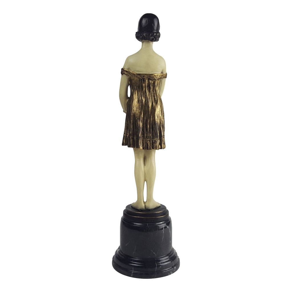 [LA-80850] Bronzeskulptur Bronzefigur Bettmädchen Hotelmädchen #80850 Bild 4