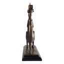 [LA-81018] Skulptur Figur Tischuhr Schwingpendeluhr Messing Känguru Kangaroo Bild 7