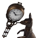 [LA-81018] Skulptur Figur Tischuhr Schwingpendeluhr Messing Känguru Kangaroo Bild 11