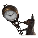 [LA-81018] Skulptur Figur Tischuhr Schwingpendeluhr Messing Känguru Kangaroo Bild 12