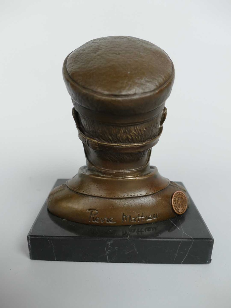 [LA-81480] Bronzeskulptur Bronzefigur Steampunk des Pestarztes Bild 4