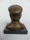 [LA-81480] Bronzeskulptur Bronzefigur Steampunk des Pestarztes Bild 4