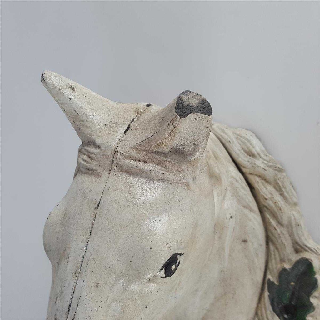 [LA-81905] Skulptur Gusseisen Pferdekopf Bild 2