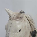 [LA-81905] Skulptur Gusseisen Pferdekopf Bild 2