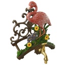 [LA-81917] Schlauchhalter Gartenschlauchhalter Garten Gusseisen Flamingo bunt Bild 2