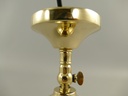 [LA-82011] Decken./Wandhalter Messing ohne Schirm Gh 6-H 14cm Bild 2