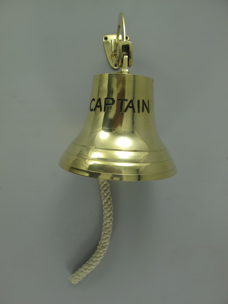 [LA-82108] Glocke mit Haken Mes.(IND)CAPTAIN H.25-D.18cm Bild 2