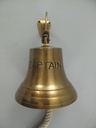 [LA-82109] Glocke mit Haken Mes. brün(IND)CAPTAIN H.20-D.14cm Bild 2