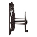 [LA-82140] Schlauchhalter Schlauchtrommel Schwengel rustikal braun H.35x23cm Bild 5