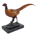 [LA-82212] Bronzeskulptur Bronzefigur Bronze Skulptur Figur Vogel Rebhuhn Fasan Bild 2