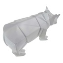 [LA-82259] Figur Skulptur Polygonal Kunstharz Nashorn Bild 5