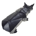 [LA-82260] Figur Skulptur Polygonal Kunstharz Nashorn Bild 6