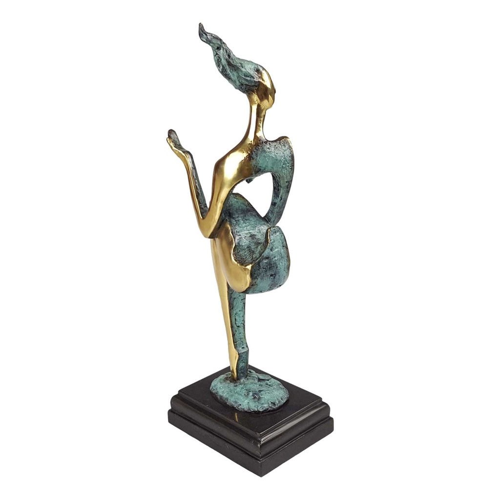 [LA-82452] Bronzeskulptur Bronzefigur Weiblicher Akt Nackte Frau Erotik Abstrakt-Stil Bild 5
