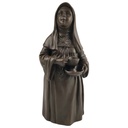 [LA-82889] Bronzeskulptur Bronzefigur Tischglocke Bronze Nonne Bild 2