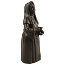 [LA-82889] Bronzeskulptur Bronzefigur Tischglocke Bronze Nonne Bild 7