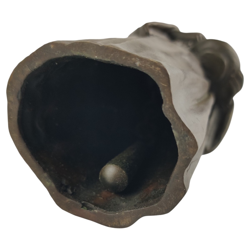[LA-82889] Bronzeskulptur Bronzefigur Tischglocke Bronze Nonne Bild 8