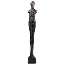 [LA-82961] Skulptur Gusseisen Modernistisch Stehende Frau Bild 4
