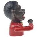 [LA-83169] Spardose Geldbank Skulptur Gusseisen Afrikaner Man mechanisch Bild 4