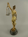 [LA-83201] Harz Skulptur Figur Lady Justice Justitia H 52,5 cm Bild 5