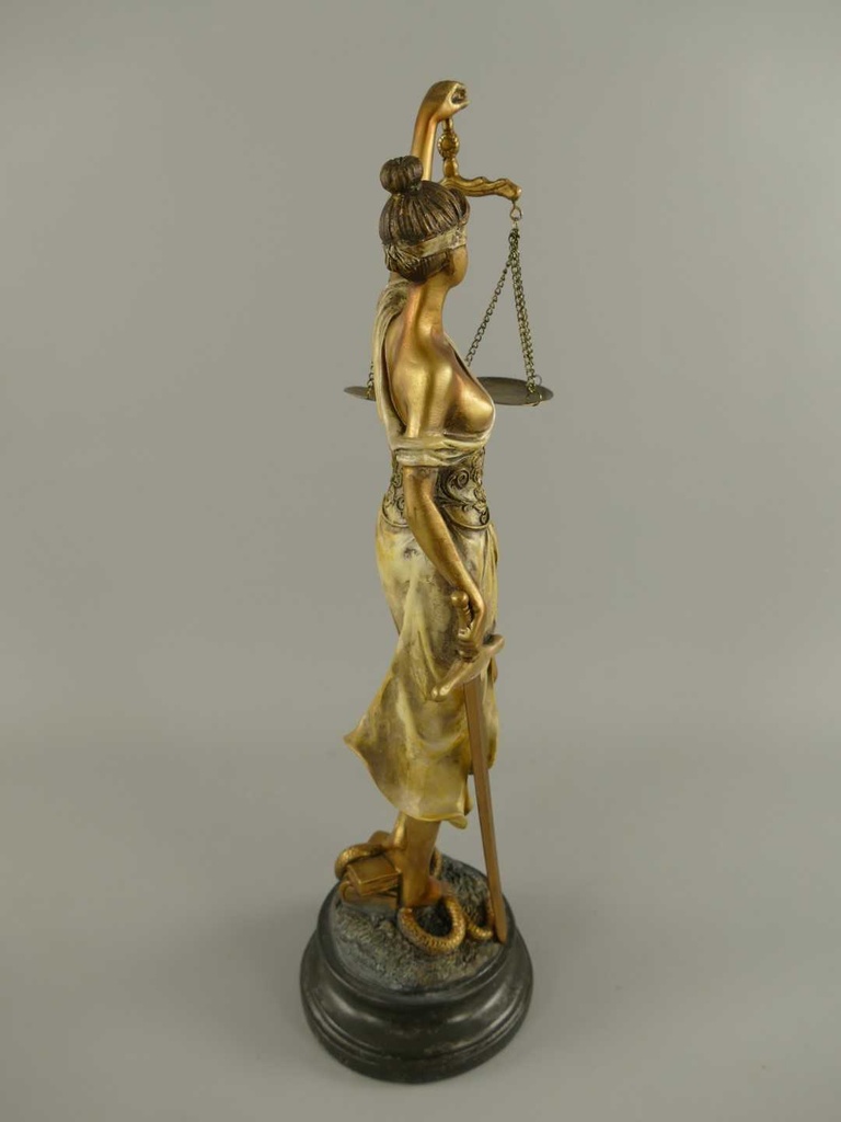 [LA-83201] Harz Skulptur Figur Lady Justice Justitia H 52,5 cm Bild 6
