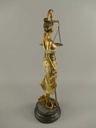 [LA-83201] Harz Skulptur Figur Lady Justice Justitia H 52,5 cm Bild 6