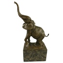 [LA-83520] Bronzeskulptur Bronzefigur Elefant Bild 2