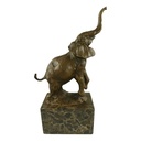 [LA-83520] Bronzeskulptur Bronzefigur Elefant Bild 3