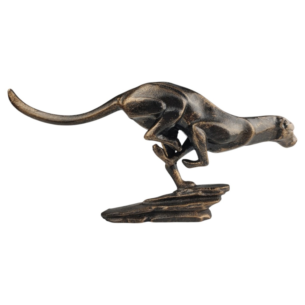 [LA-83621] Figur Gusseisen Puma rennend Bild 5