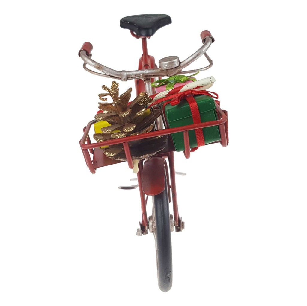 [LA-84497] Blechmodell Fahrrad im Weihnachtsstil Bild 2