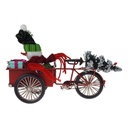 [LA-84498] Blechmodell Lastenfahrrad im weihnachtlichen Stil Bild 2