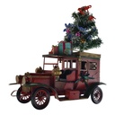 [LA-84893] Blechmodell klassisches Weihnachtsauto Geschenke Weihnachtsbaum bunt Bild 2