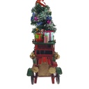 [LA-84893] Blechmodell klassisches Weihnachtsauto Geschenke Weihnachtsbaum bunt Bild 4