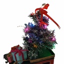 [LA-84893] Blechmodell klassisches Weihnachtsauto Geschenke Weihnachtsbaum bunt Bild 9