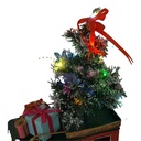 [LA-84893] Blechmodell klassisches Weihnachtsauto Geschenke Weihnachtsbaum bunt Bild 10