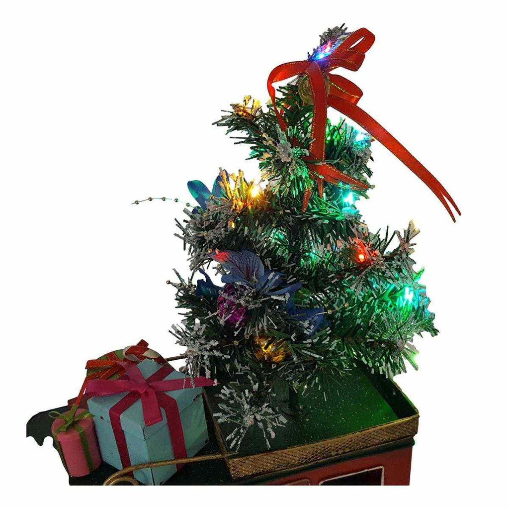[LA-84893] Blechmodell klassisches Weihnachtsauto Geschenke Weihnachtsbaum bunt Bild 11