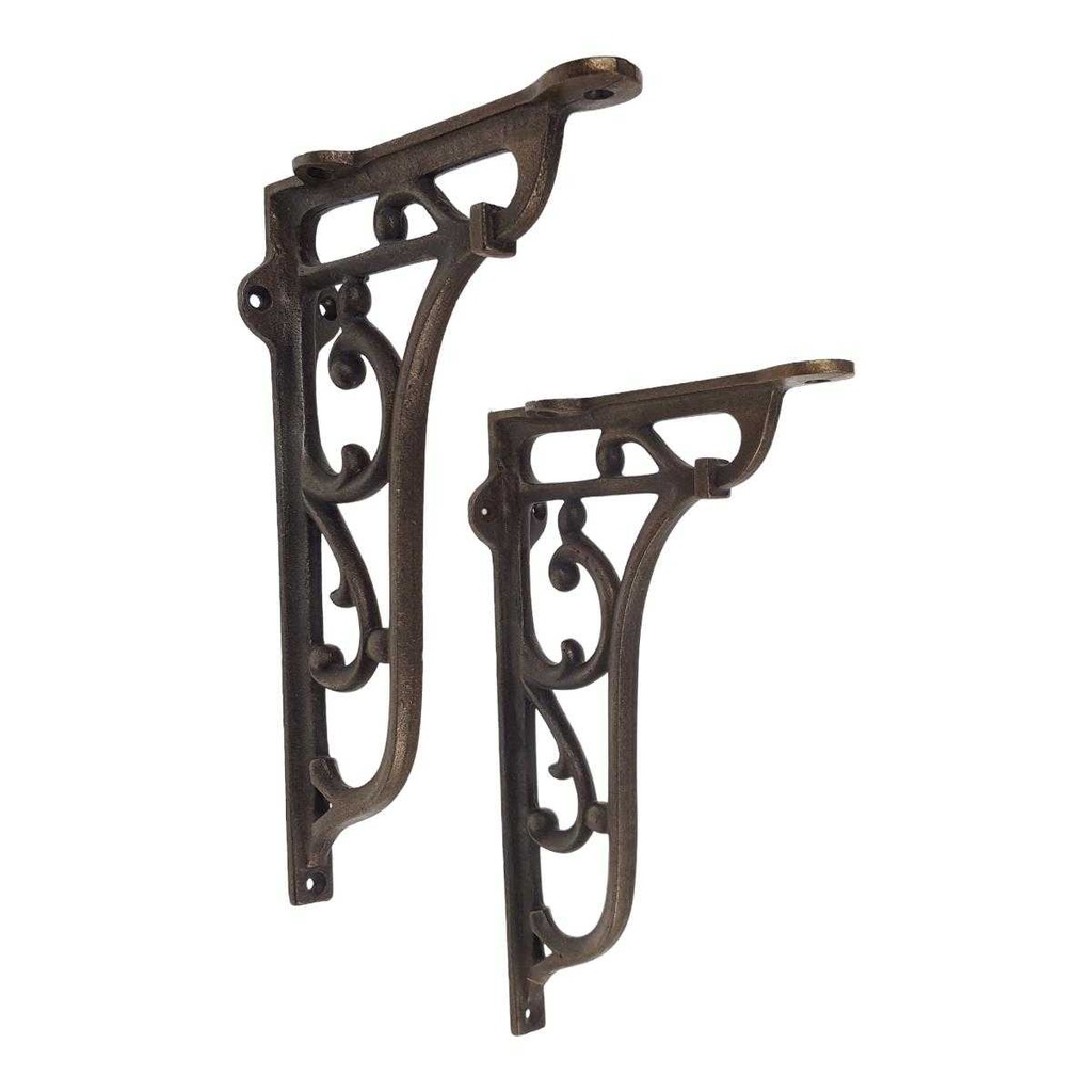 [LA-85010] Regalhalter Regalträger Eckwinkel Gusseisen #85010 2er Set Bild 2