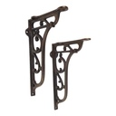 [LA-85010] Regalhalter Regalträger Eckwinkel Gusseisen #85010 2er Set Bild 2