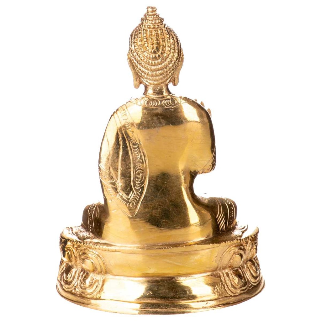 [LA-85091] Skulptur Figur Messing Buddha #85091 Bild 2